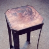 Tall Stand in forged steel and copper by Archive Designs