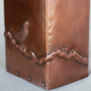 Wren repoussé mailbox--Singing wren in copper by Archive Designs